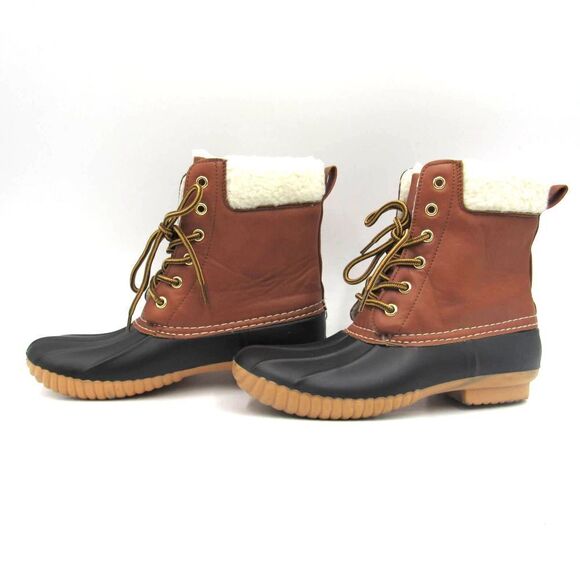 MIA Matthew Faux Shearling Duck Boots SZ 8 - Picture 2 of 7